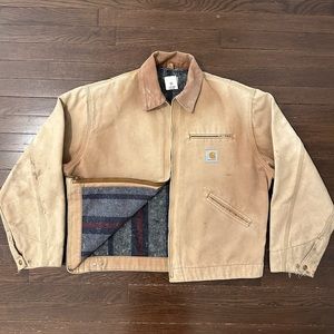 Vintage Carhartt Detroit Blanket Lined Union Made